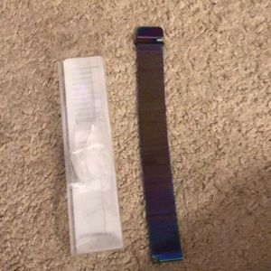 Stainless steel Fitbit versa band